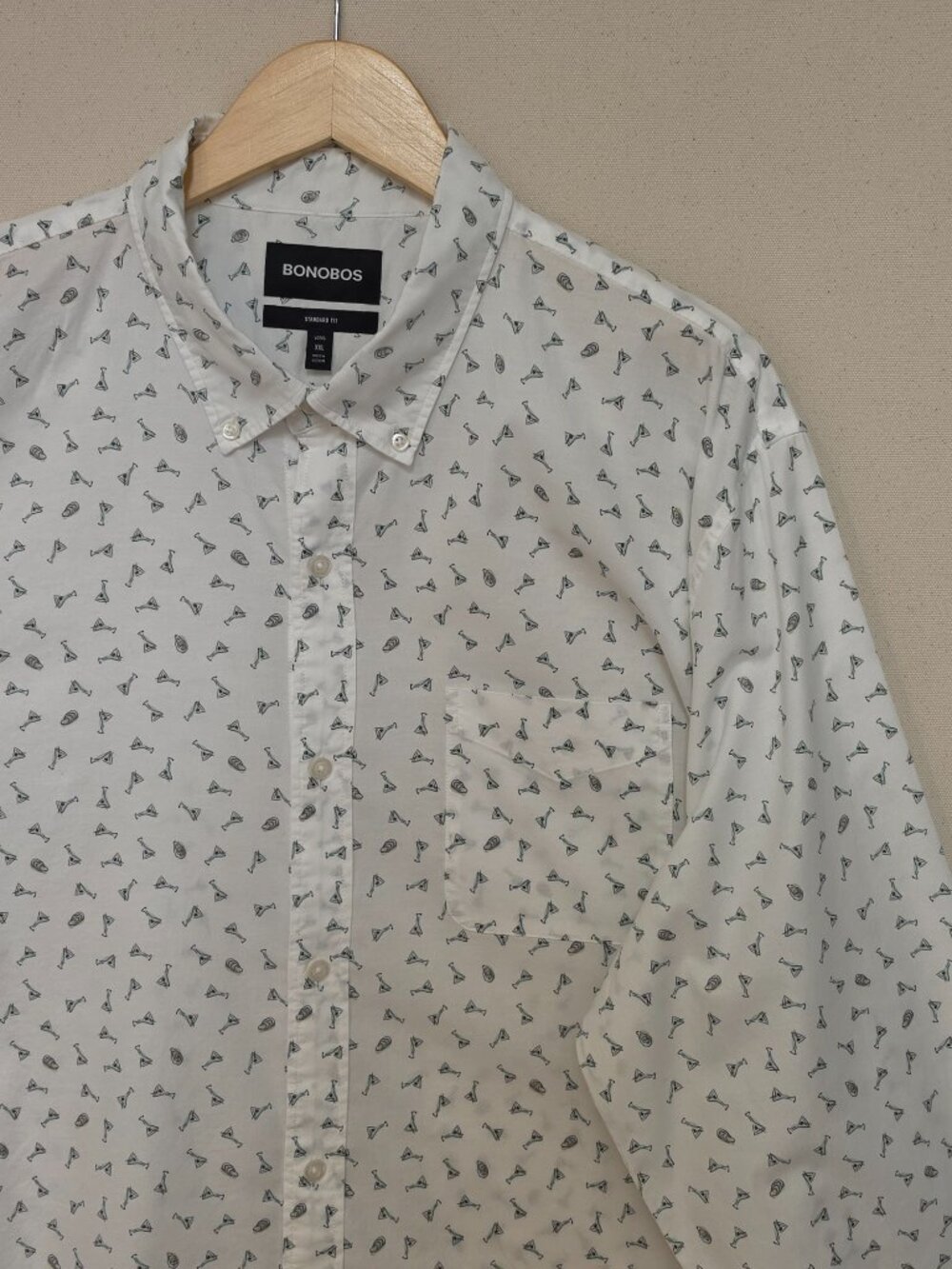 Bonobos Standard Fit Long Button Down XXL